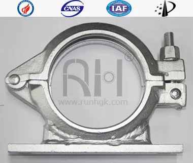 Abrazaderas fijables DN125 Acoplamiento