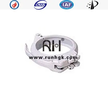 Acoplamiento de palanca con abrazaderas ZX de 6"