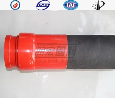 Cuatro capas de alambre de acero de 4"&times;5000 mm con extremos dobles termina